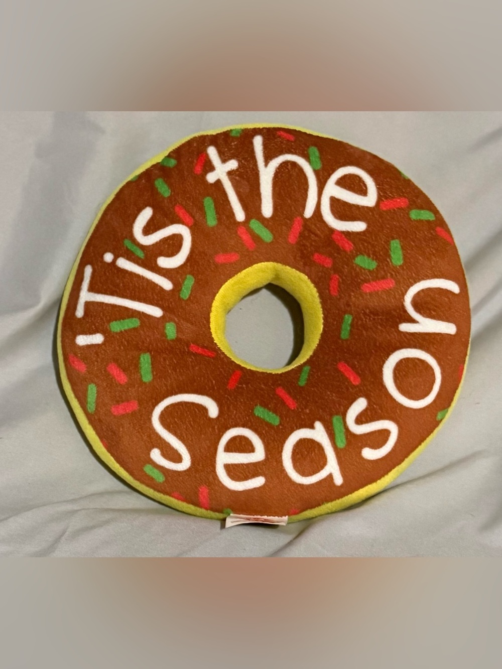 Plush Donut Toy - 'Tis the Season Brown Kids Accessory